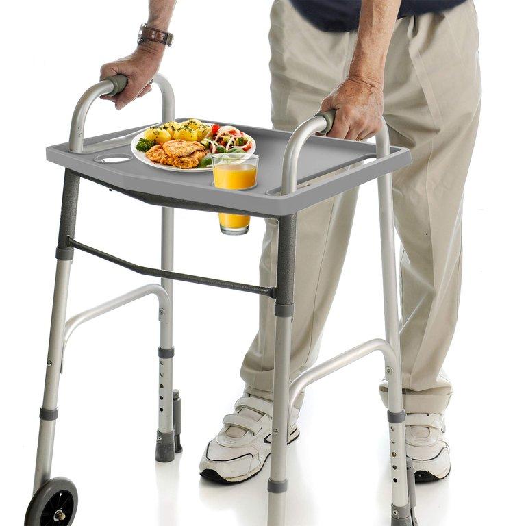 Folding Walker - Accessories - Universal Tray with Cup Holder