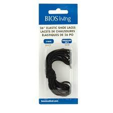 Elastic Shoe Laces - Black