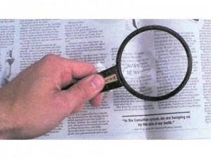 Round Reading Magnifier