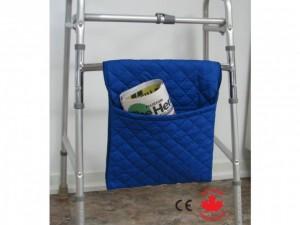 Walker Pouch, Quilted; Blue